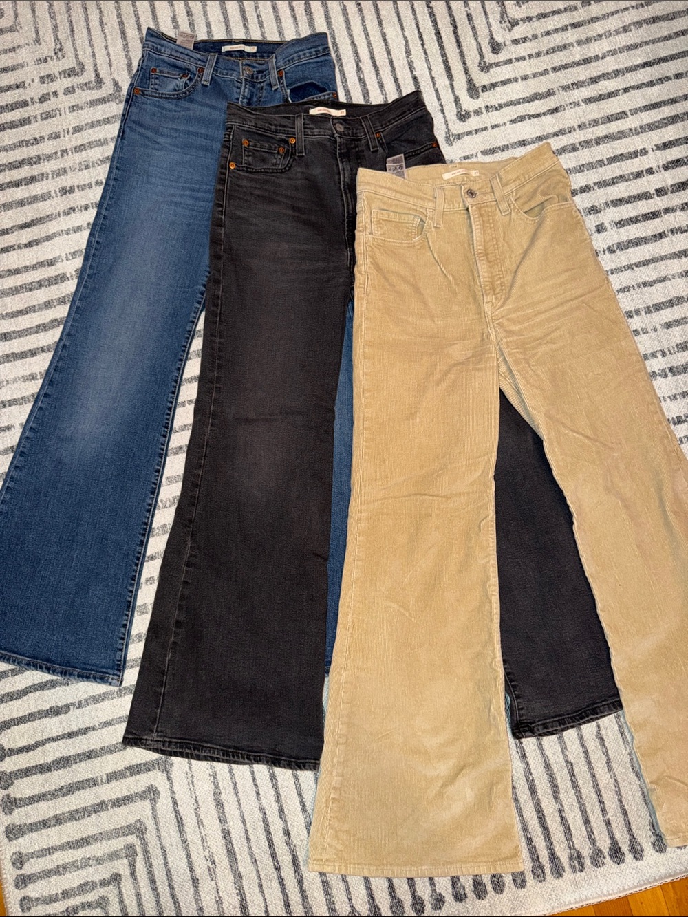 Levi’s Ribcage Bell - LOT OF 3 PAIRS*